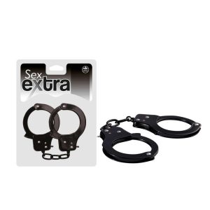 Cătușe-Metal-Sex-Extra-–-Negru,-2-chei-ambalare