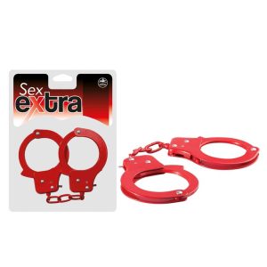 Cătușe-Roșii-SEX-EXTRA-–-METAL-2-chei-ambalare
