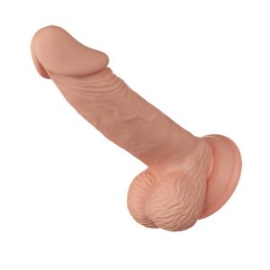 Dildo-Realistic-Beautiful-Zebulon,-20-cm-cu-testicule