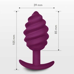Dop-Anal-Gplug-Twist-2-–-Sweet-Raspberry-dimensiuni