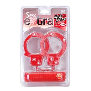 Set-Sex-Extra-–-Cătușe-Metal-&-Love-Rope-Red-ambalare