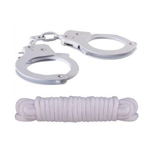 Sex-Extra-–-Metal-Cuffs-&-Love-Rope-White