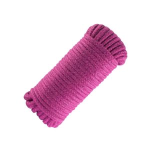 Sfoară-Sex-Extra-–-Silky-Bondage-Rope,-Roz,-10-Metri