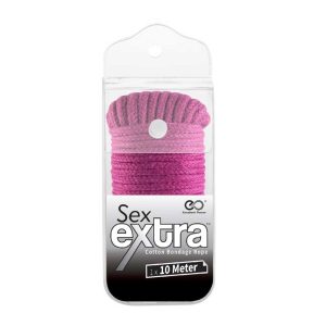 Sfoară-Sex-Extra-–-Silky-Bondage-Rope,-Roz-–-10-Metri-impachetare