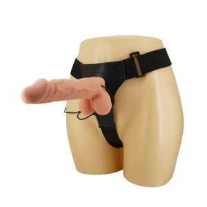 Strapon-Ultra-Passionate-Harness-Vibrator-cu-Multi-Speed-Vibration-dildo