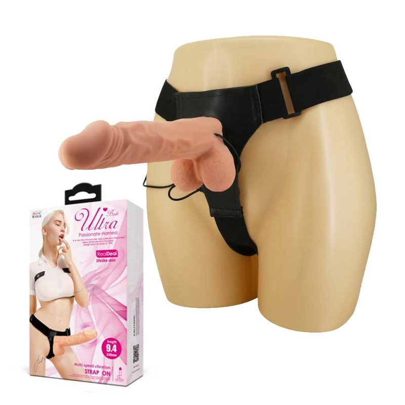 Strapon-Ultra-Passionate-Harness-Vibrator-cu-Multi-Speed-Vibration-femei