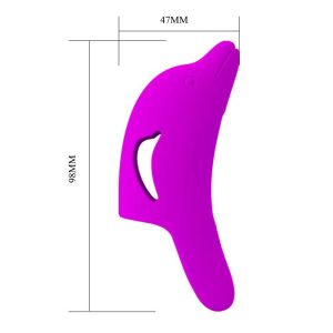 Vibrator-Deget-☝️-Pretty-Love-Delphini-Honey-[10-Moduri-de-Vibrație]