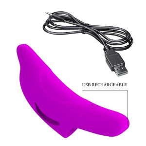 Vibrator-Deget-☝️-Pretty-Love-Delphini-Honey-[10-Moduri-de-Vibrație]-accesorii