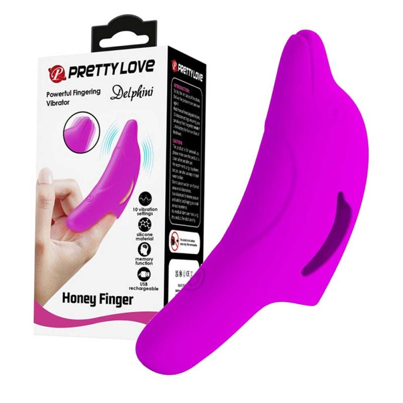 Vibrator-Deget-☝️-Pretty-Love-Delphini-Honey