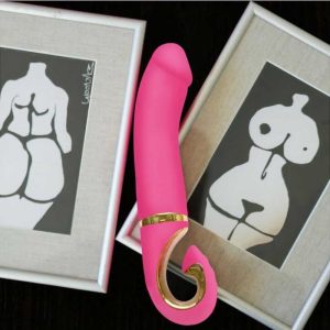 Vibrator-Punctul-G-Gjay-Neon-Rose,-22-cm,-roz