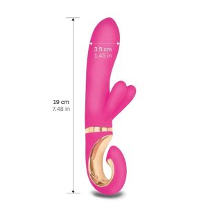 Vibrator-Rabbit-Grabbit-MINI-–-Dolce,-Violet-dimensiuni