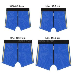 Chic-Strap-On-Shorts-XS-S-(71-–-78-cm-în-talie)-Blue-marime