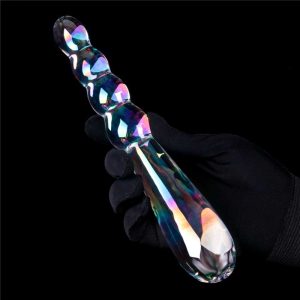 Dildo-Anal-Twilight-Gleam-Glass-Rising-Ripples,-din-sticla