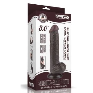 Dildo-Lovetoy-Sliding-Skin-Dual-Layer-Dong-Black-III-cutie