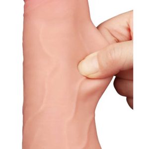 Dildo-Realistic-Sliding-Skin-Dual-Layer-Dong-Flesh-II,-22-cm-textura