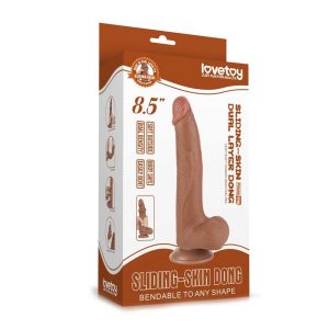 Dildo-Sliding-Skin-Dual-Layer-Dong-Brown-I-cutie