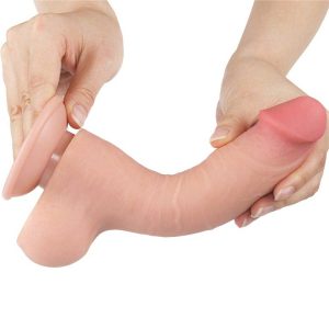 Dildo-Sliding-Skin-Dual-Layer-Dong-Flesh-I,-20-cm-silicon