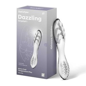Dildo-Sticlă-Dazzling-Crystal-#1-ambalare