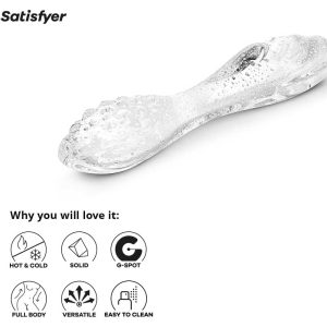 Dildo-Sticlă-Dazzling-Crystal-#1-calitati