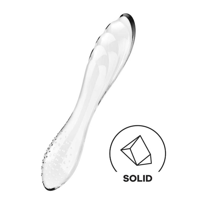 Dildo-Sticlă-Dazzling-Crystal-#1-sticla