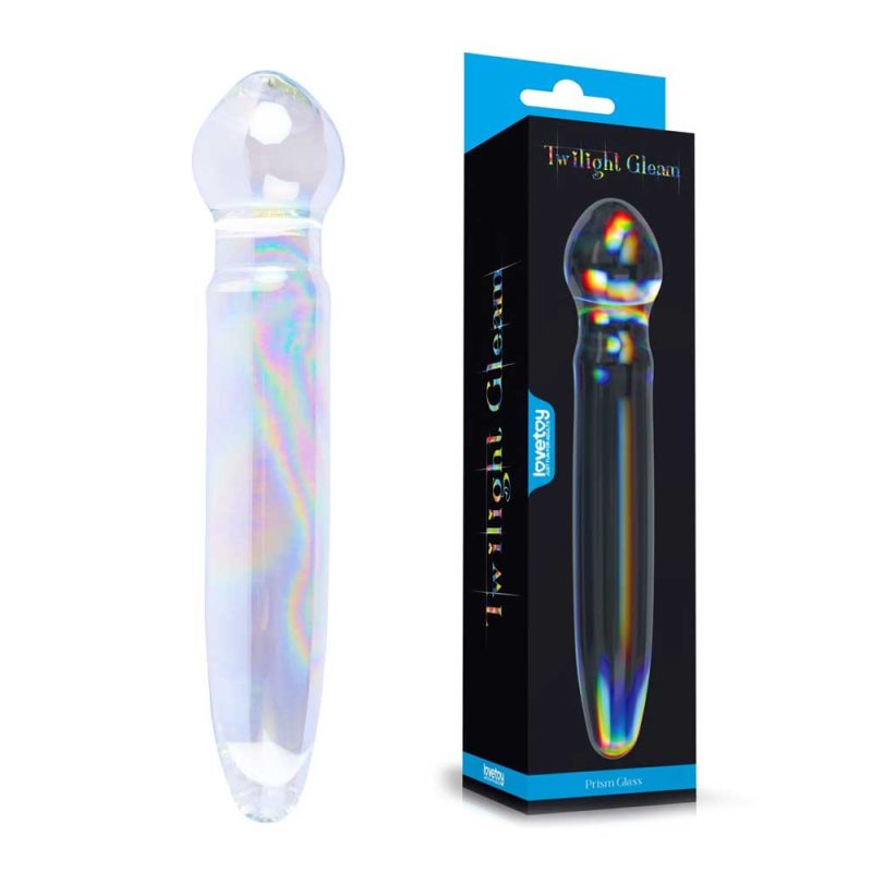 Dildo-Sticlă-Twilight-Gleam-Glass-Prism-Glass