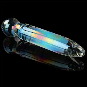 Dildo-Sticlă-Twilight-Gleam-Glass--Prism-Glass
