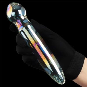 Dildo-Sticlă-Twilight-Gleam-Glass-Prism-Glass-din-sticla