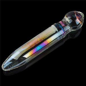 Dildo-Sticlă-Twilight-Gleam-Glass-Prism-Glass-dop-anal