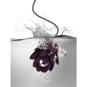 Stimulator-Clitoris-Zinnia-Trandafir-cu-Vibrații-(10-Moduri)-apa