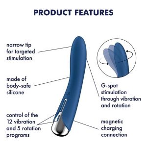 Vibrator-Satisfyer-Spinning-Vibe-1-Blue-5-Viteze-de-Rotație