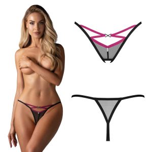 Chiloți Sexy Novenes Crotchless Thong