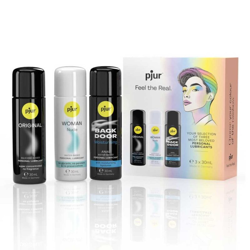 pjur Pride Box / Set 3 Lubrifianți Intimi 30ml