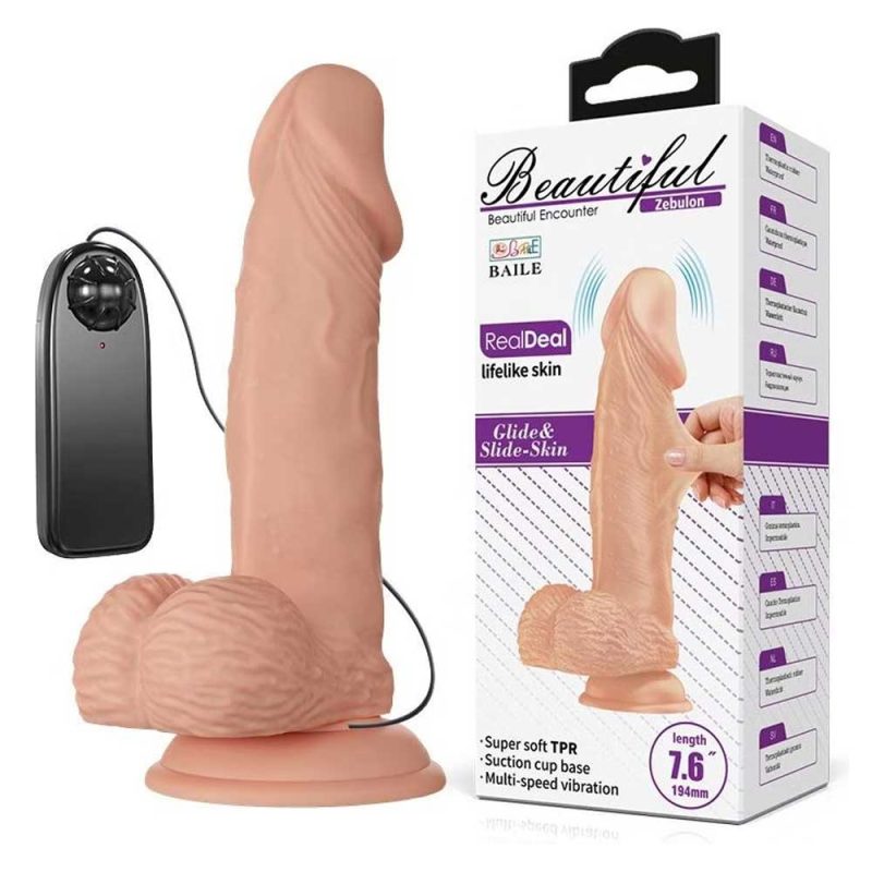 Beautiful-Zebulon-Vibrating-Dildo-Telecomandă-&-Cap-Bombat