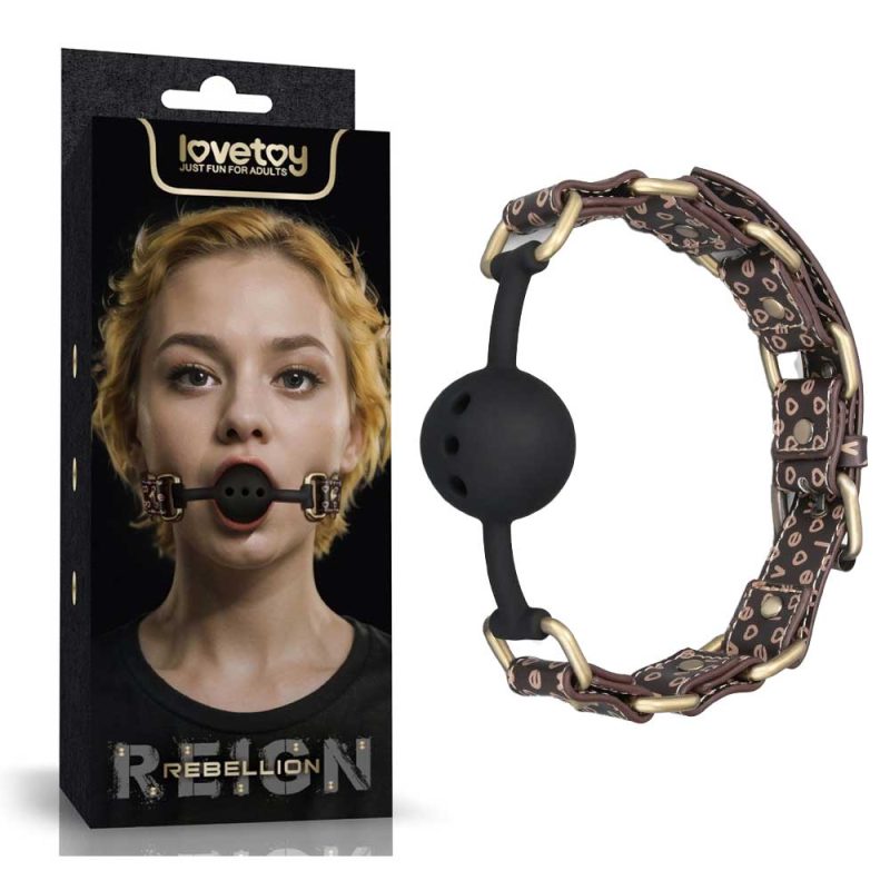 Bila Gag Rebellion Reign cu 3 Găuri Pentru Respirație