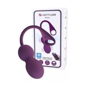 Bile-Vaginale-Pretty-Love-Elvira-Purple-ii-12-Funcții-de-Vibrație,-mov