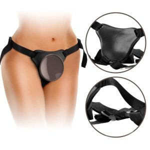 Comfy Body Dock® Strap-On Harness Dark Brown