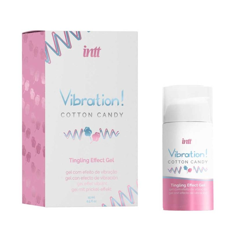 Gel-Pentru-Excitare-–-Efect-de-Vibrații-&-Încălzire-Aromă-de-Vată-de-Zahăr,-15ml