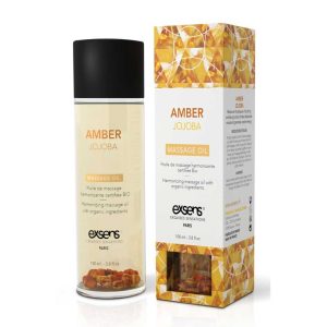 Organic-Massage-Oil-With-Stones-Amber-Jojoba,-100ml