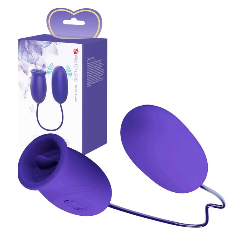 Pretty-Love-Daisy-Youth,-12-Moduri-de-Vibrație-&-3-Funcții-de-Lins