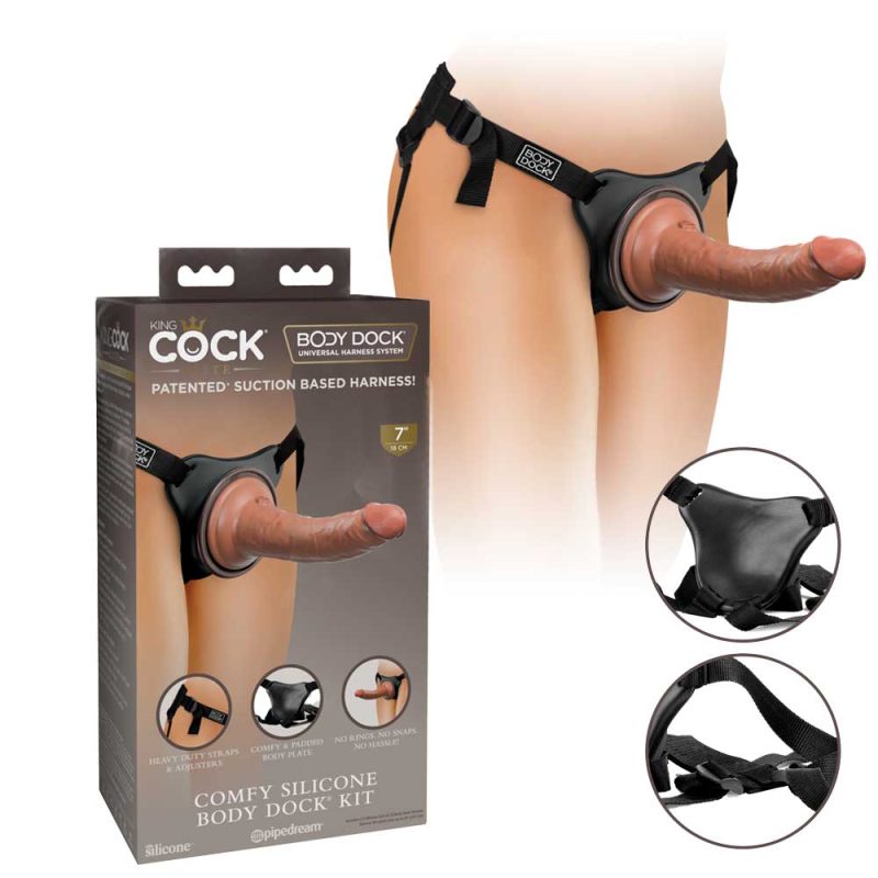 Strap-On Comfy Silicone Body Dock