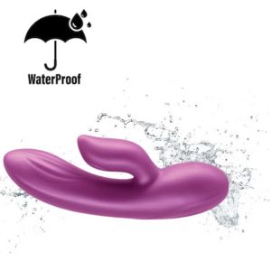 Vibrator-Rabbit-Seduction-Angel-Metallic-Magenta-6-Viteze-&-18-Funcții-rezistent-apa