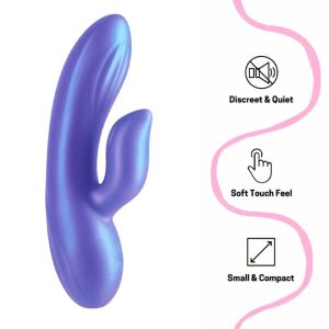 Vibrator-Rabbit-Seduction-Angel-–-Metallic-Purple-[6-Viteze-18-Funcții]-detalii