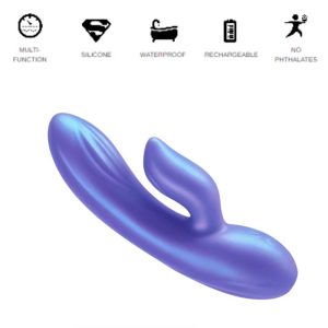 Vibrator-Rabbit-Seduction-Angel-–-Metallic-Purple-[6-Viteze-18-Funcții]-functii
