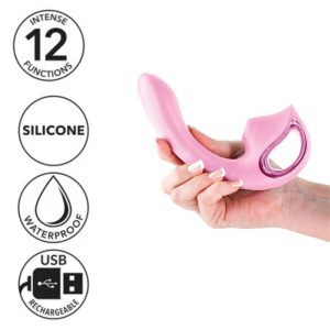 Vibrator-Seductionx-Kaia-Metallic-Pink-[3-Viteze-și-12-Funcții]