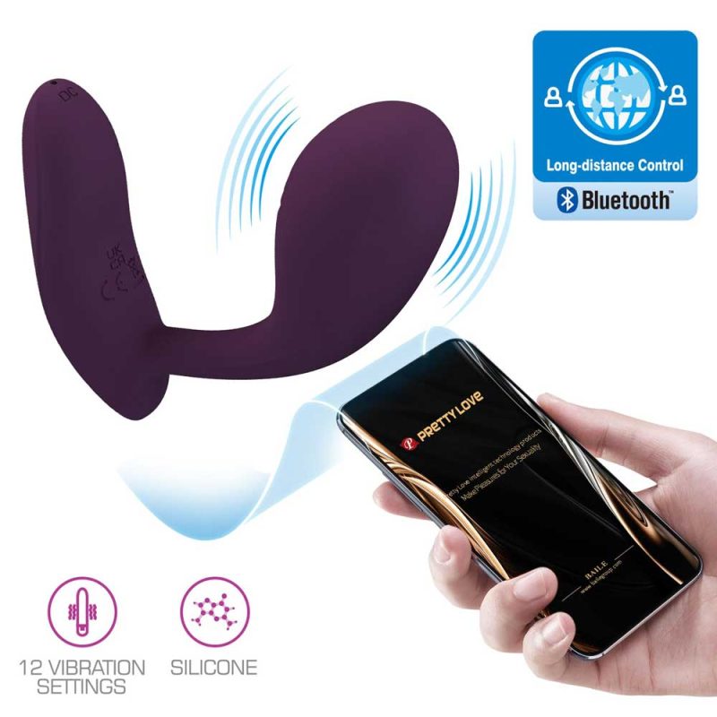 Vibrator-Smart-G-spot-Pretty-Love-Baird-II,-12-Funcții-de-Vibrație-&-App-Control