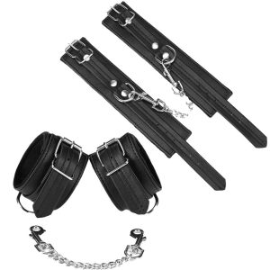 Cătușe BDSM Black Bond Wrist Cuffs