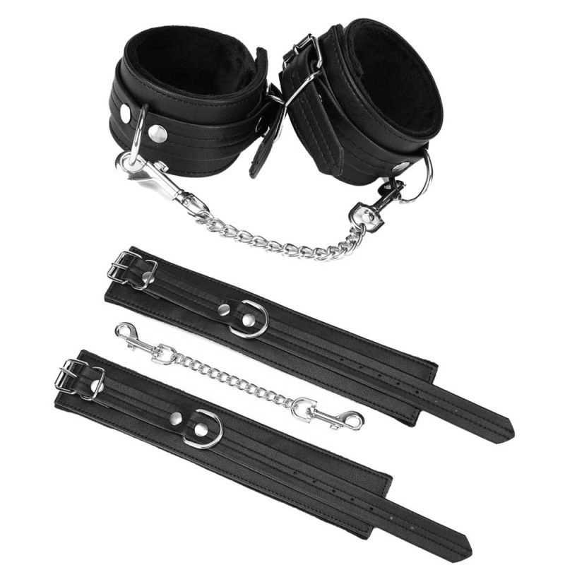 Cătușe Glezne Black Bond Ankle Cuffs