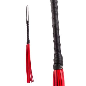 Bici Roșu Calf Leather Handle Saddle Leather Tails