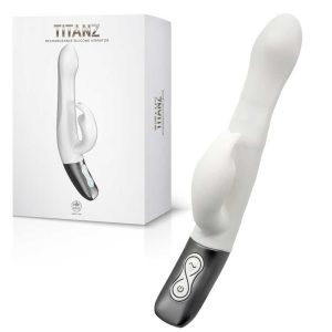 Vibrator Rabbit Titanz Ivory White