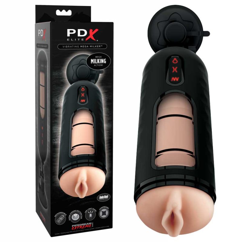 Masturbator Vibrating Mega Milker